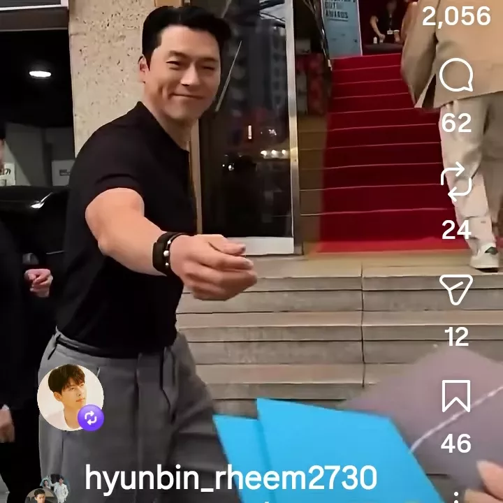 Foto kegiatan terbaru dari Hyun Bin