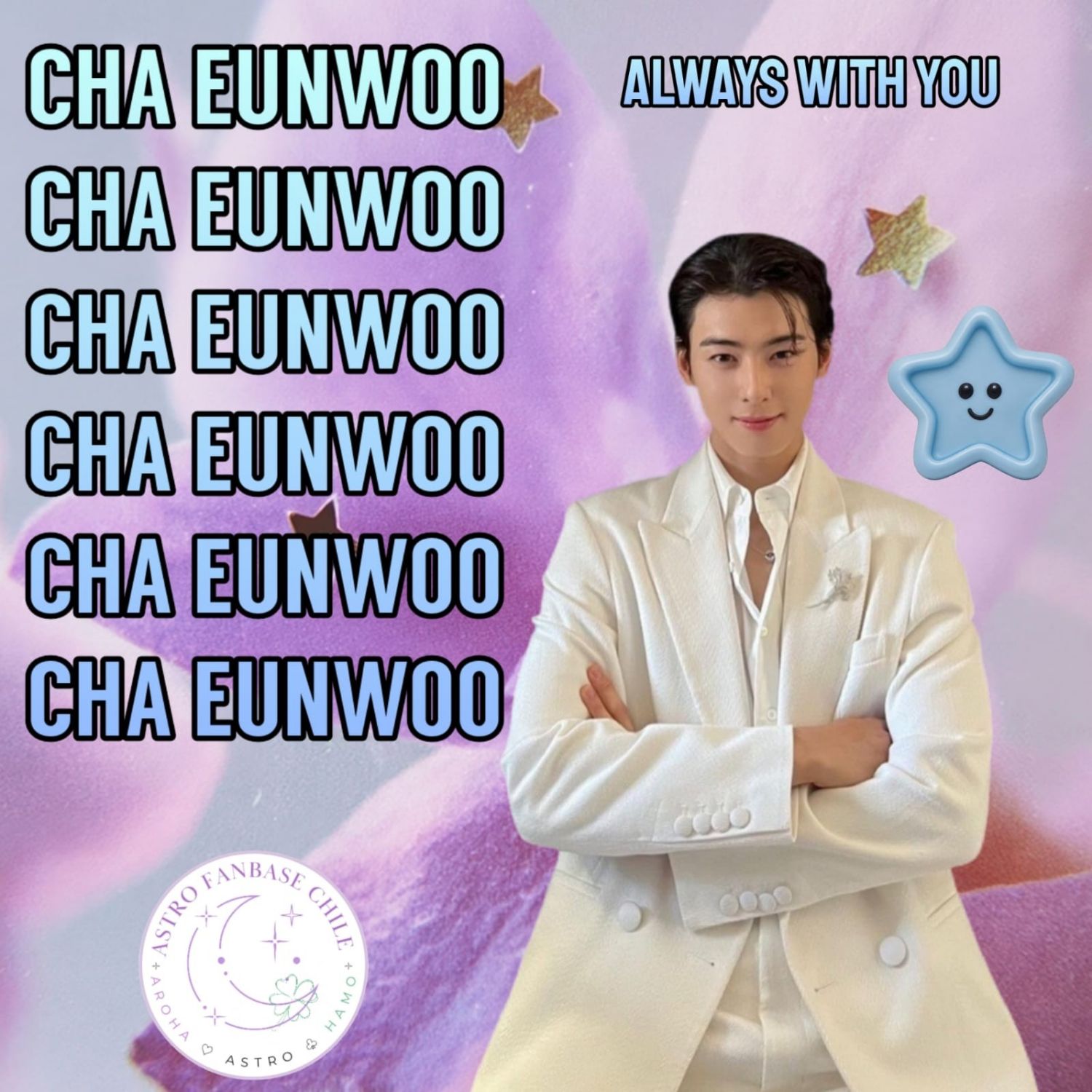 Behind-the-scenes cut of Cha Eunwoo