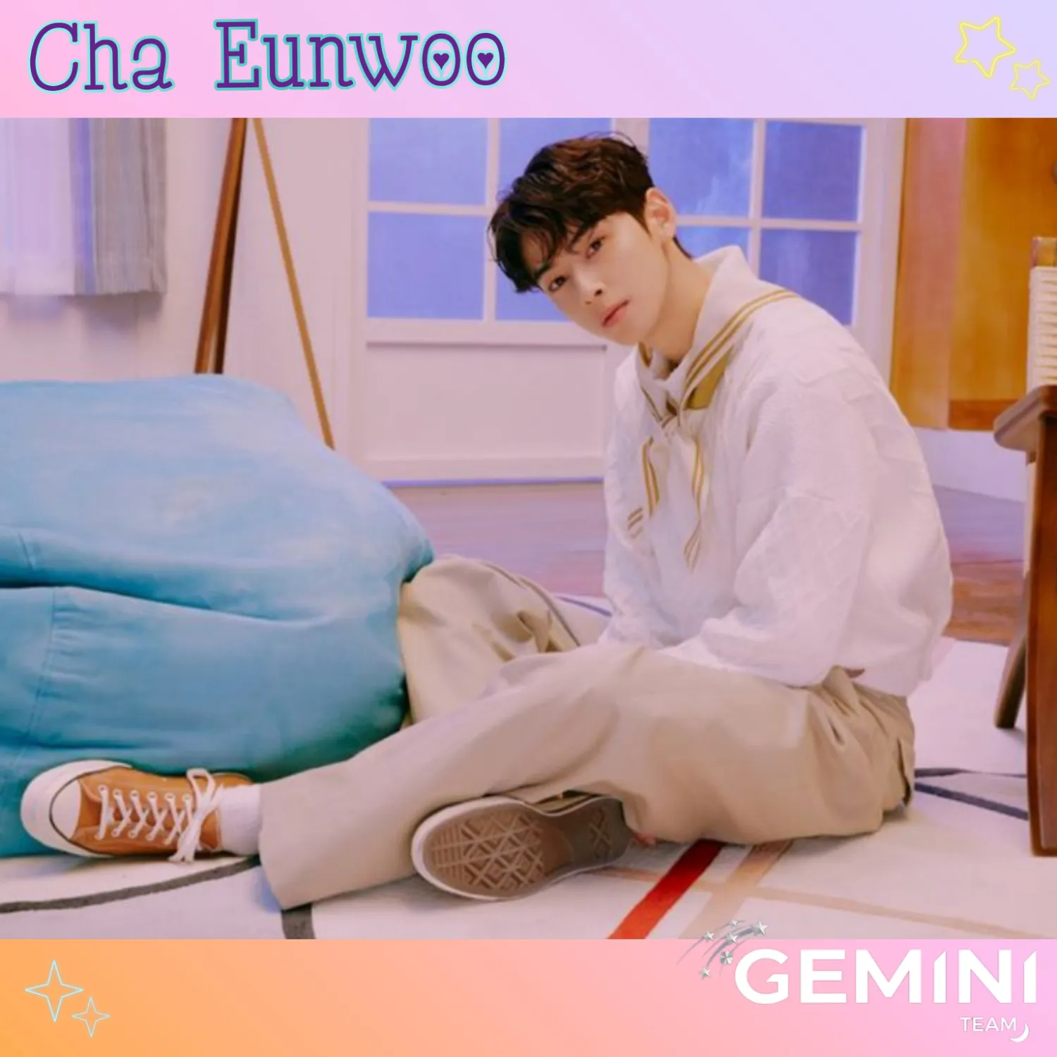 A moment captured by a fan of Cha Eunwoo