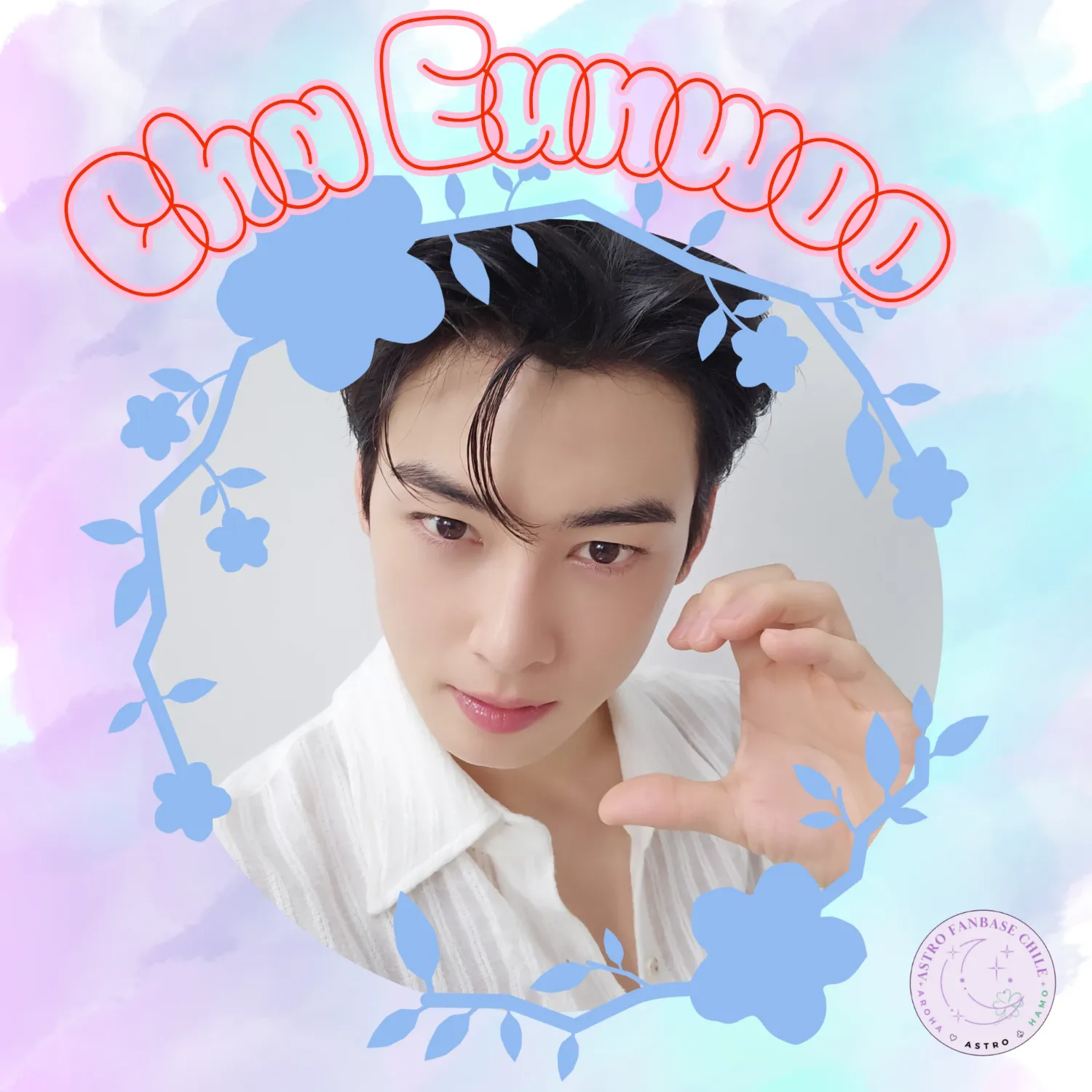 Behind-the-scenes cut of Cha Eunwoo
