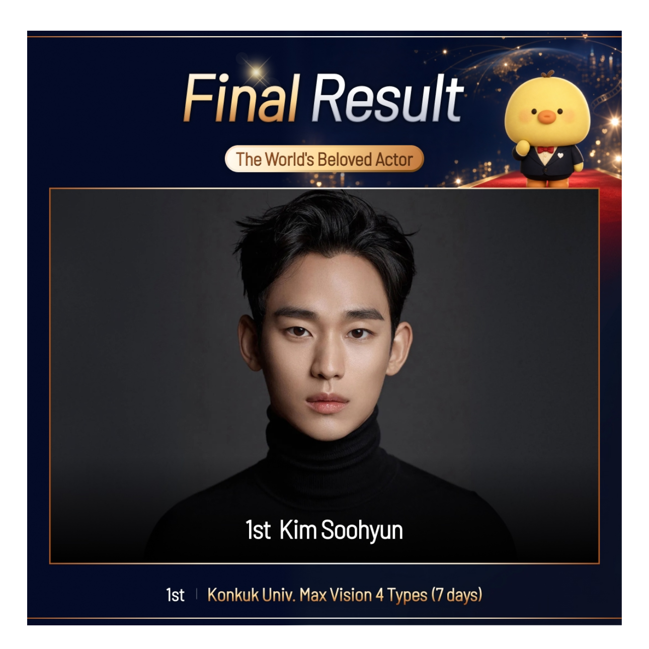 Recent activity shot of Kim Soohyun