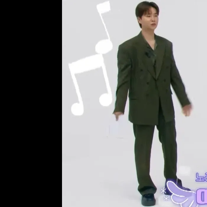 Behind-the-scenes cut of Song Minjun