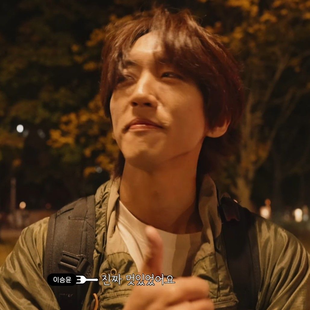 Behind-the-scenes cut of Lee Seungyoon