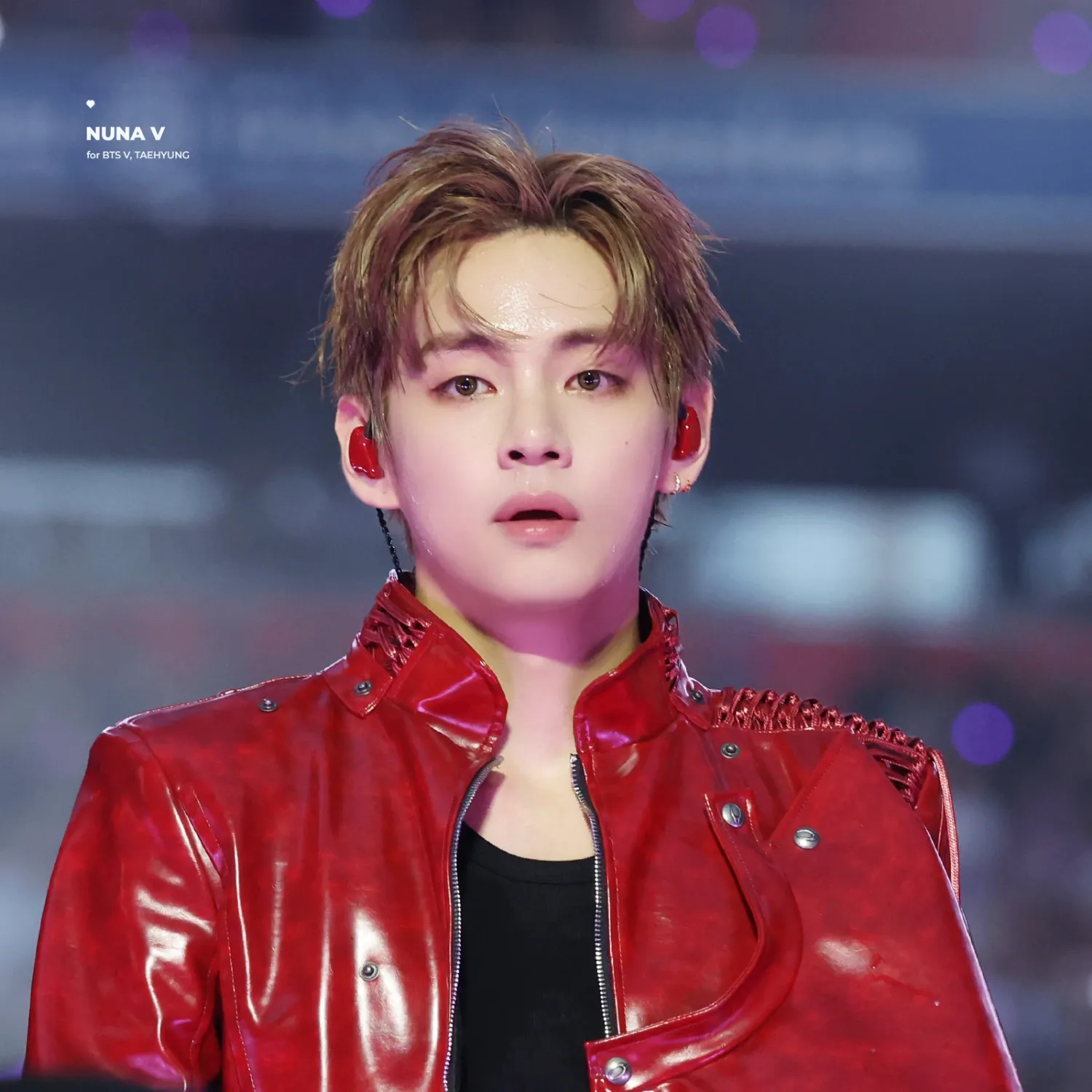A moment captured by a fan of Kim Taehyung (V)