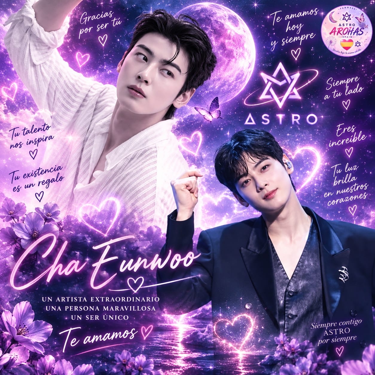 A moment captured by a fan of Cha Eunwoo
