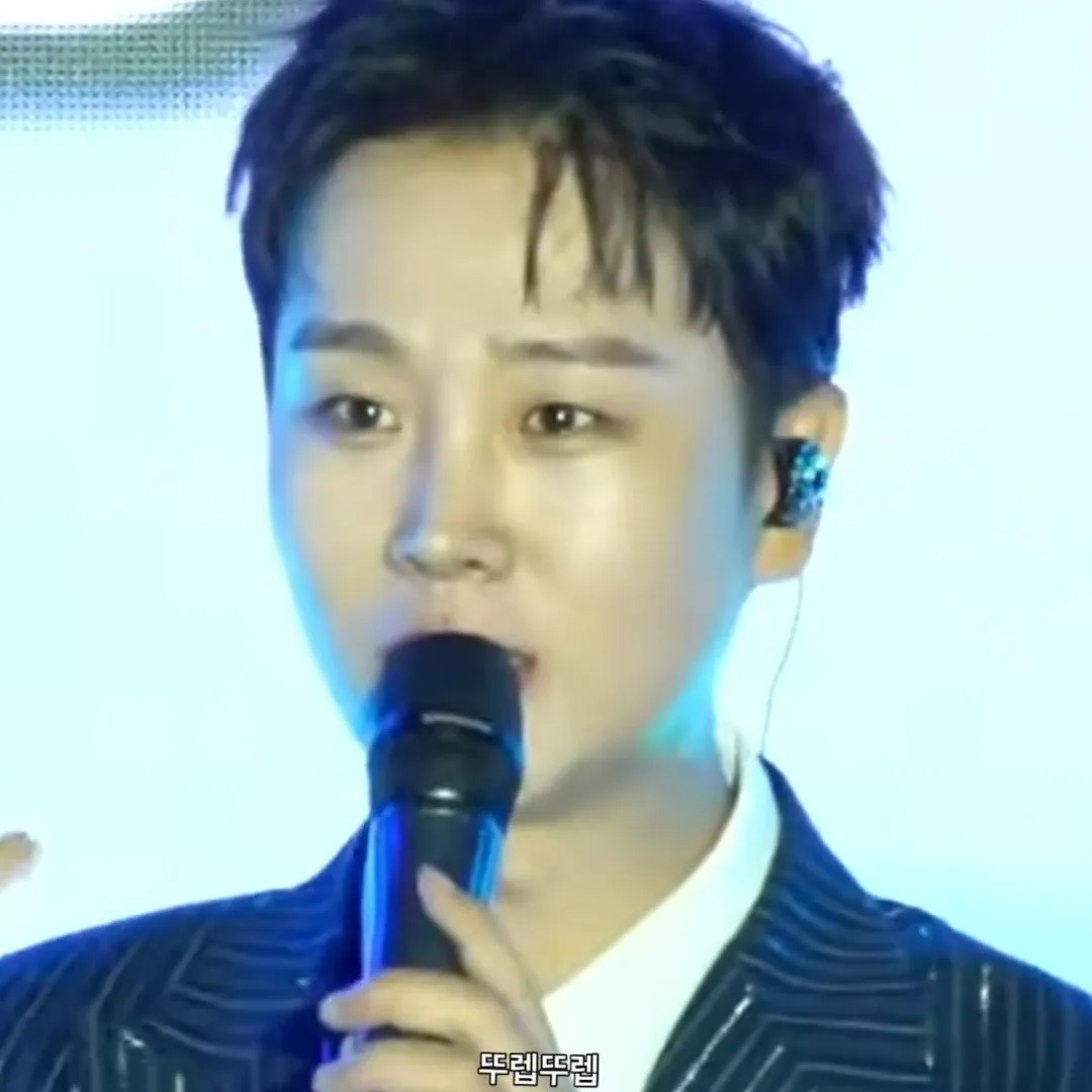Behind-the-scenes cut of Song Minjun