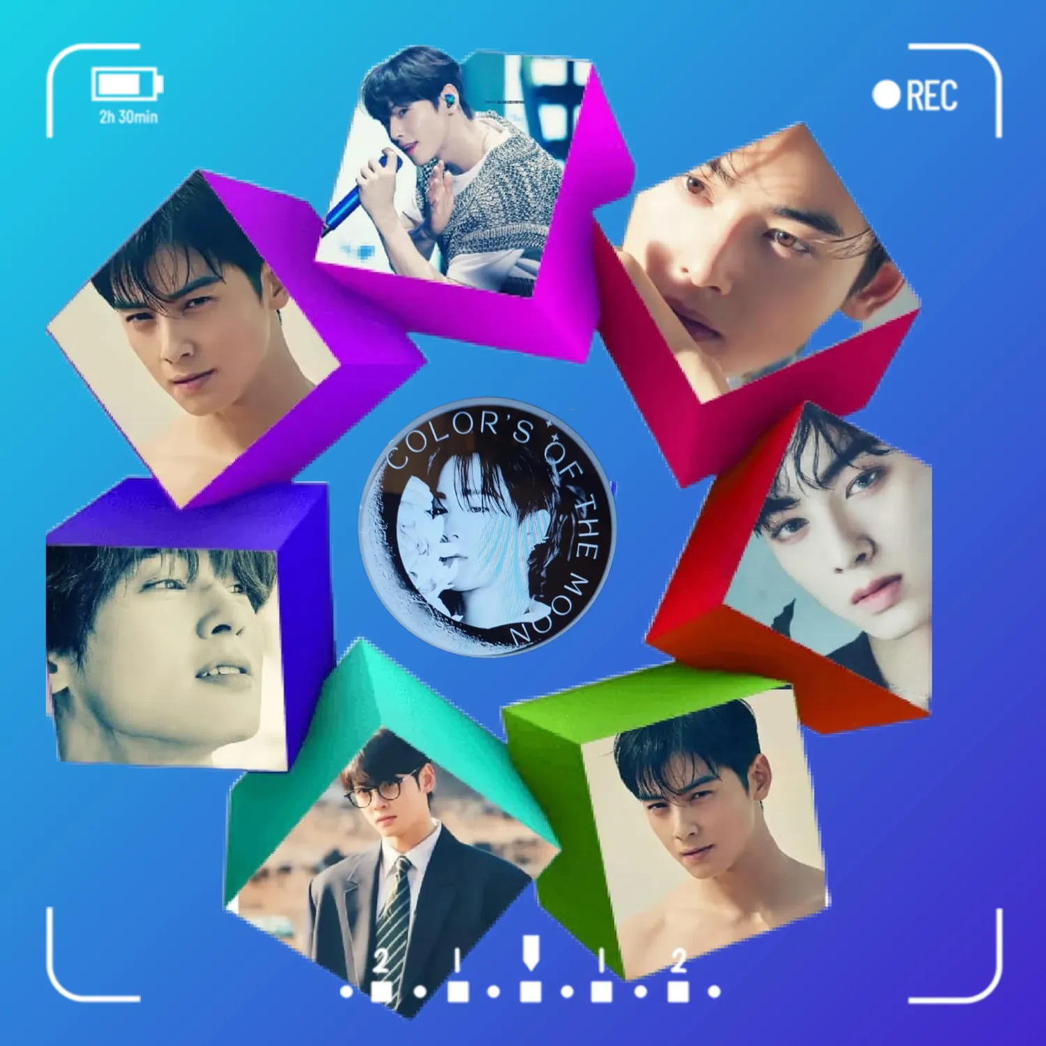 Behind-the-scenes cut of Cha Eunwoo