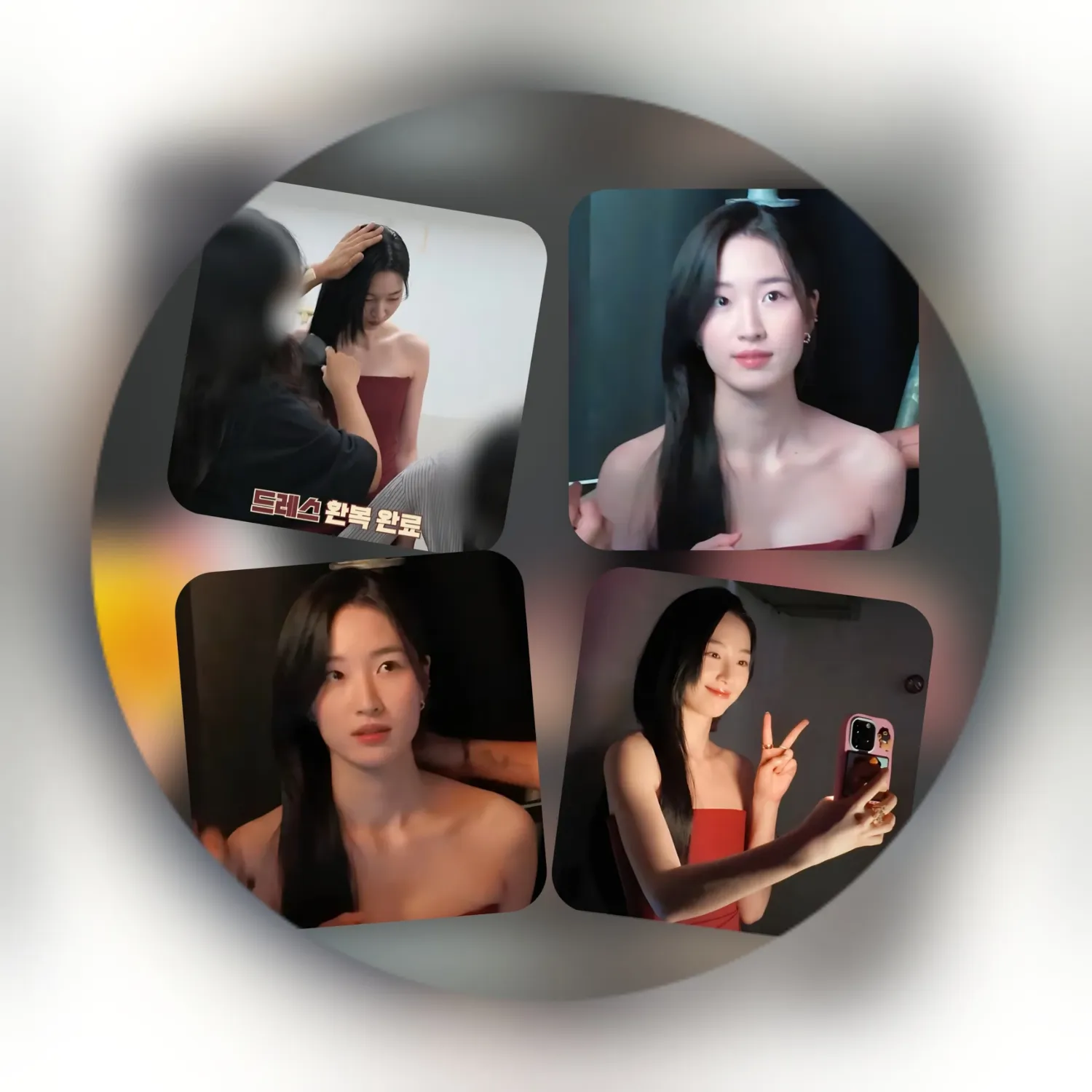 A moment captured by a fan of Won Jian