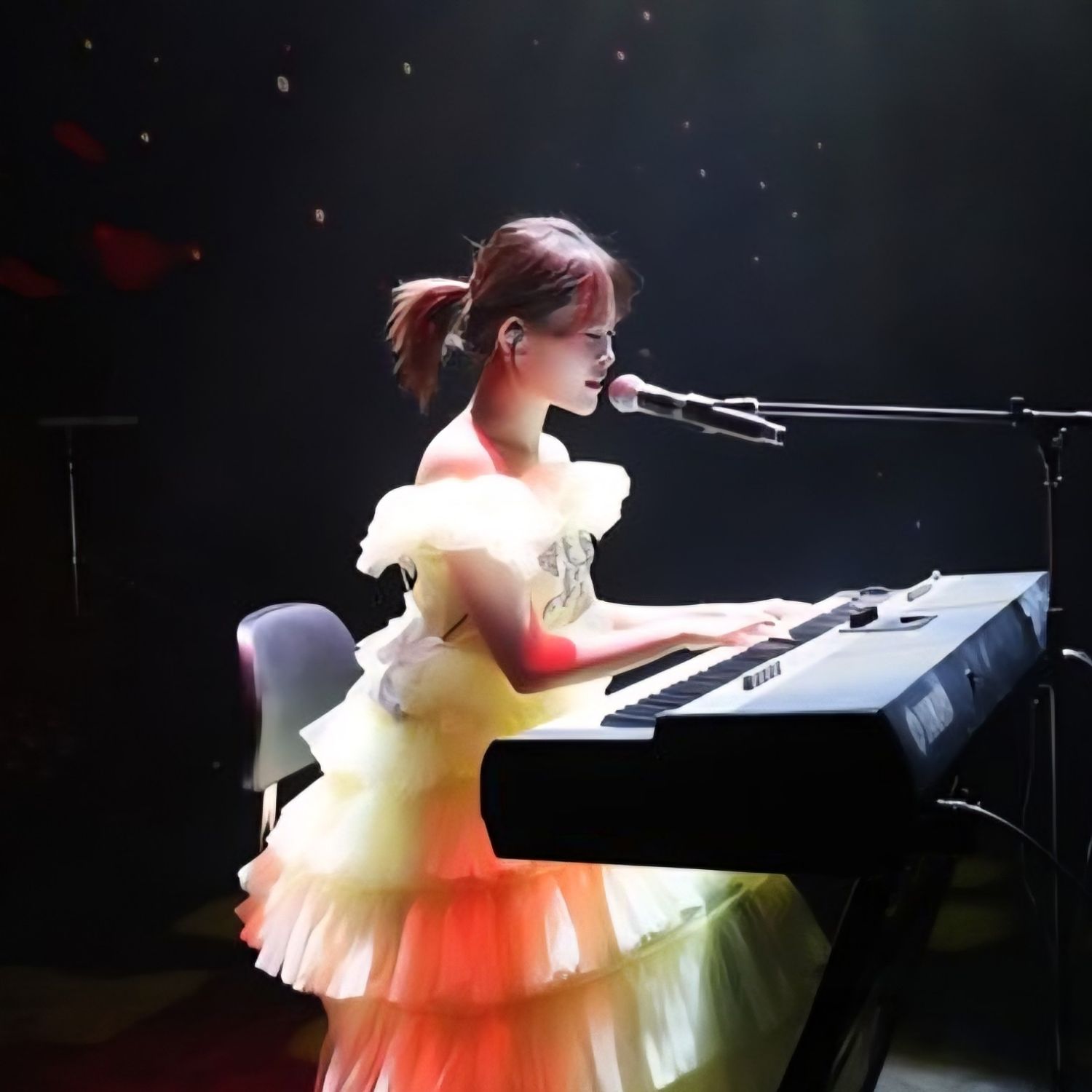 A moment captured by a fan of Kim Dahyun