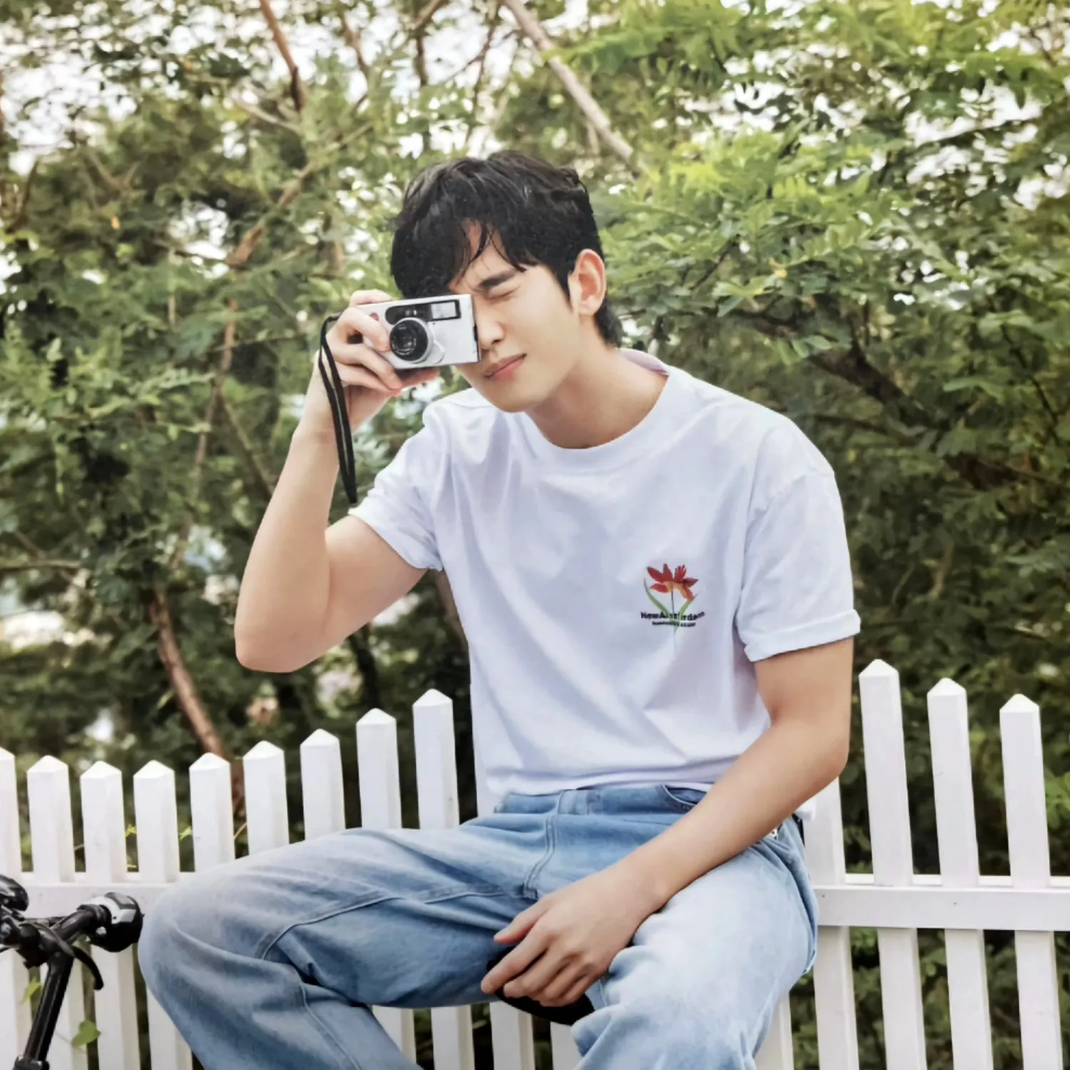 A moment captured by a fan of Kim Soohyun