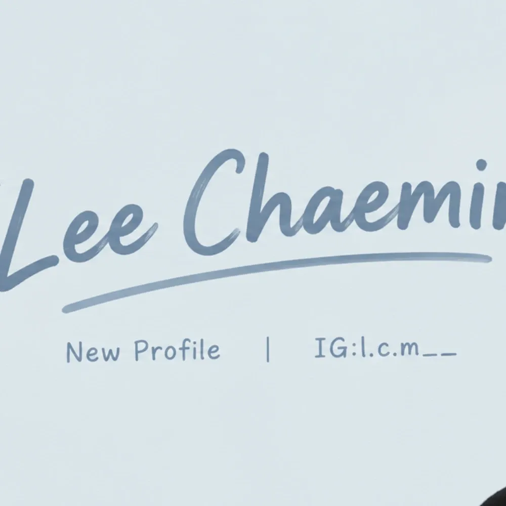 Behind-the-scenes cut of Lee Chaemin