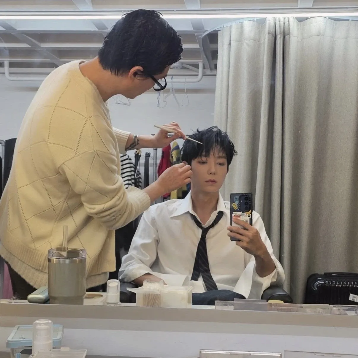 A moment captured by a fan of Lee Joongi