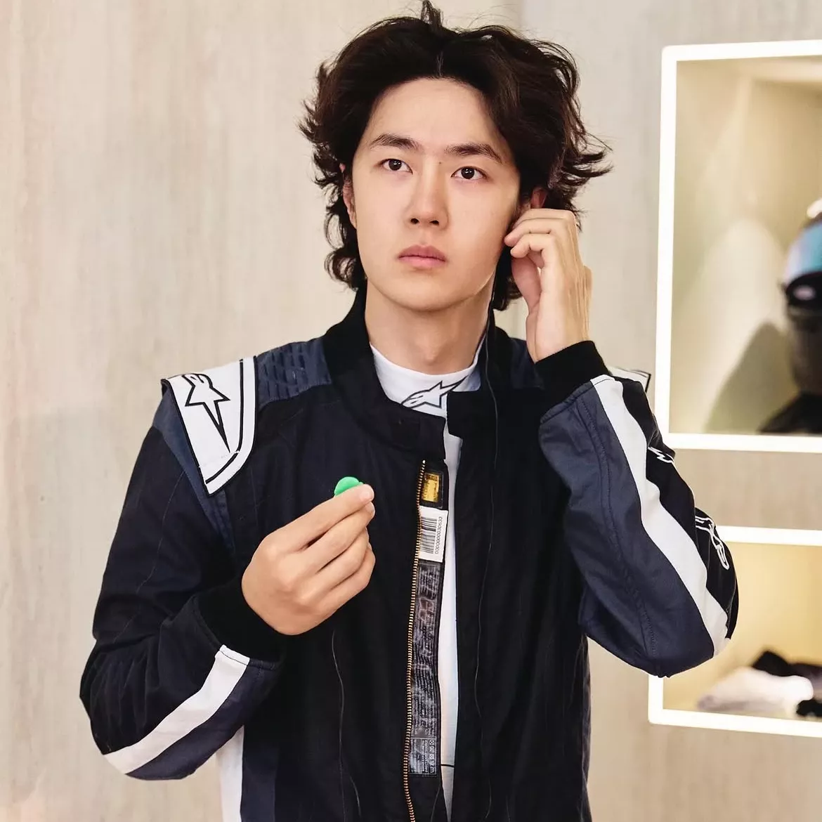 A moment captured by a fan of Wang Yibo