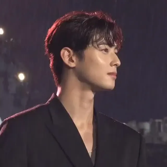 A moment captured by a fan of Cha Eunwoo