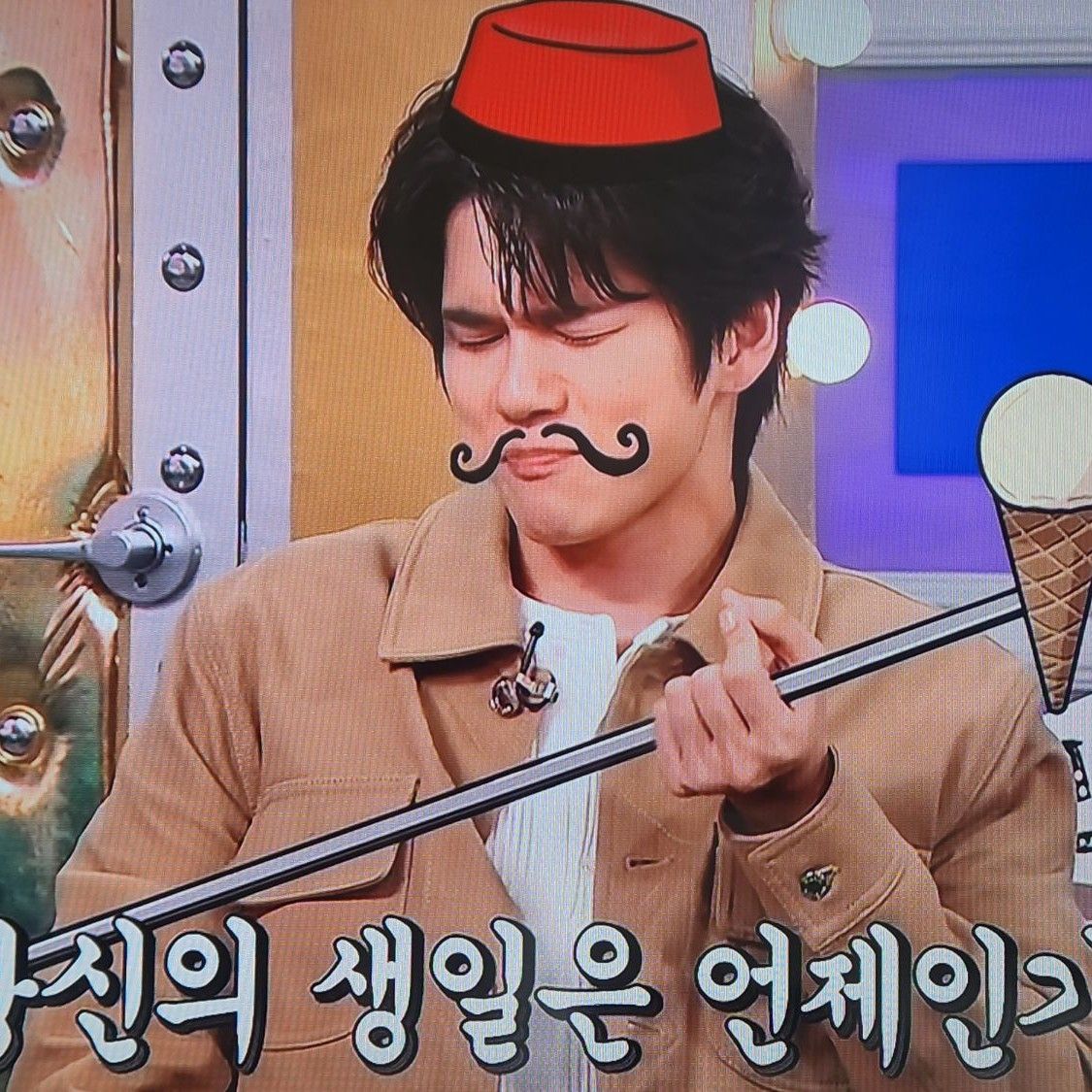 옹성우의 비하인드 컷