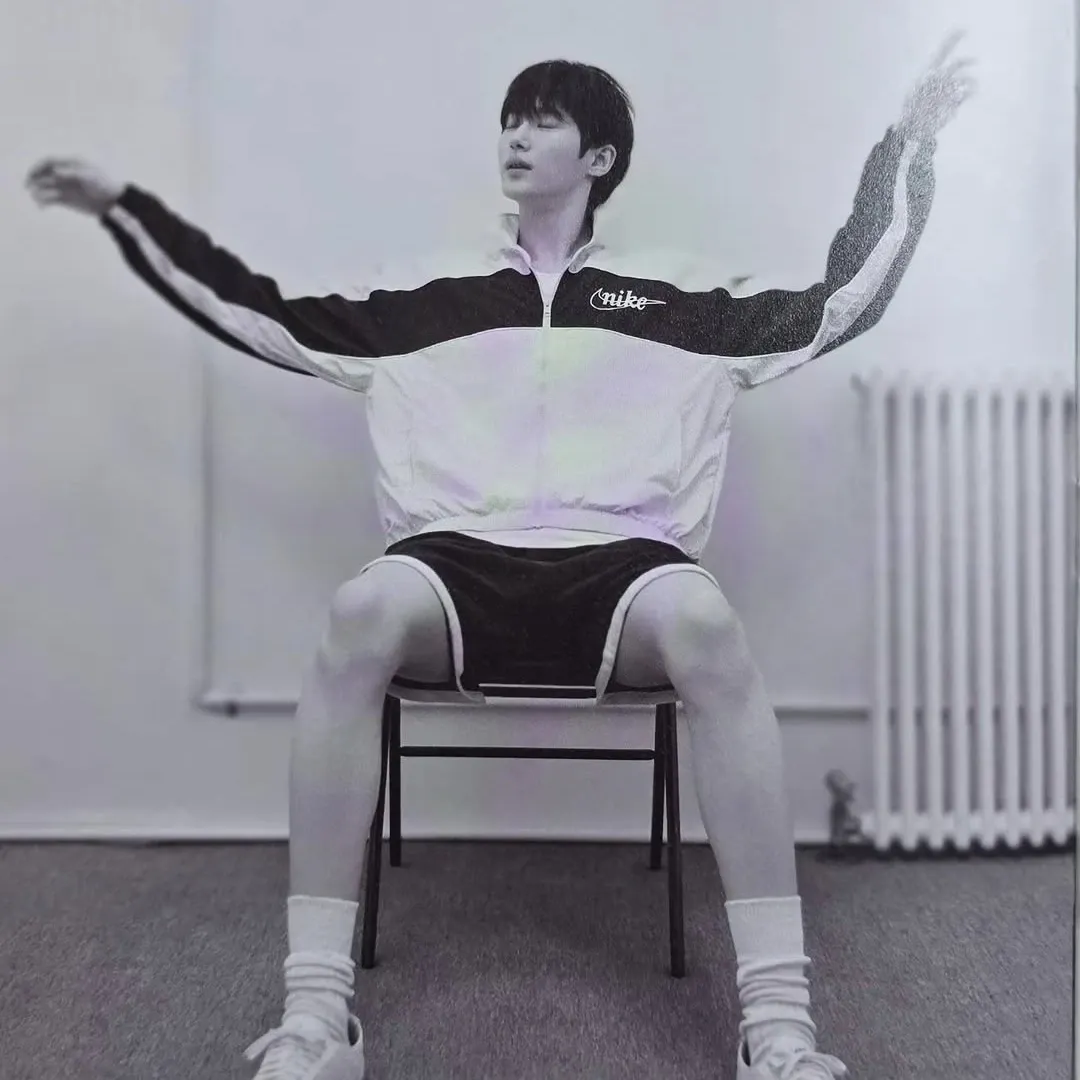 Recent activity shot of Byeon Wooseok