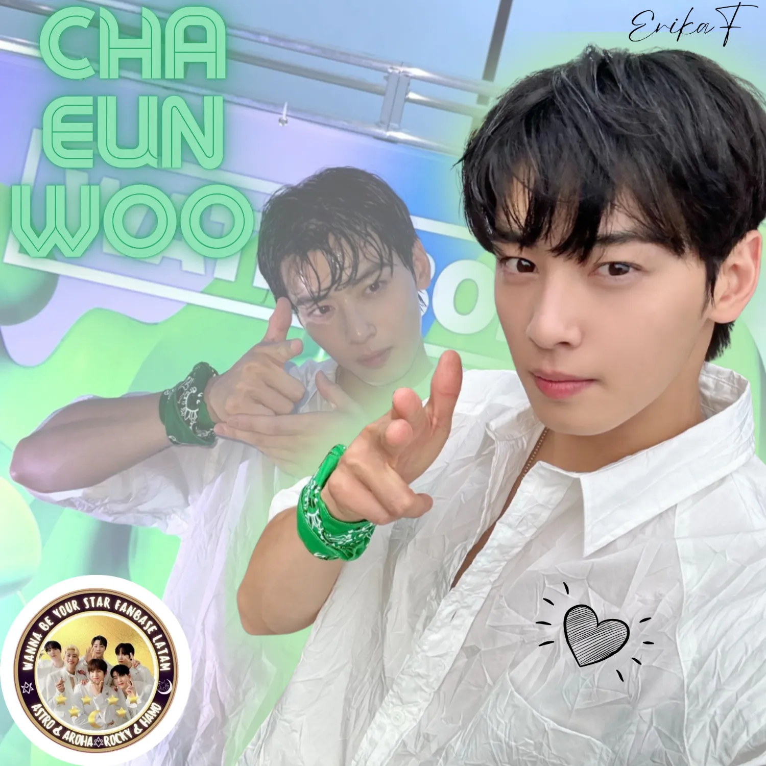Recent activity shot of Cha Eunwoo