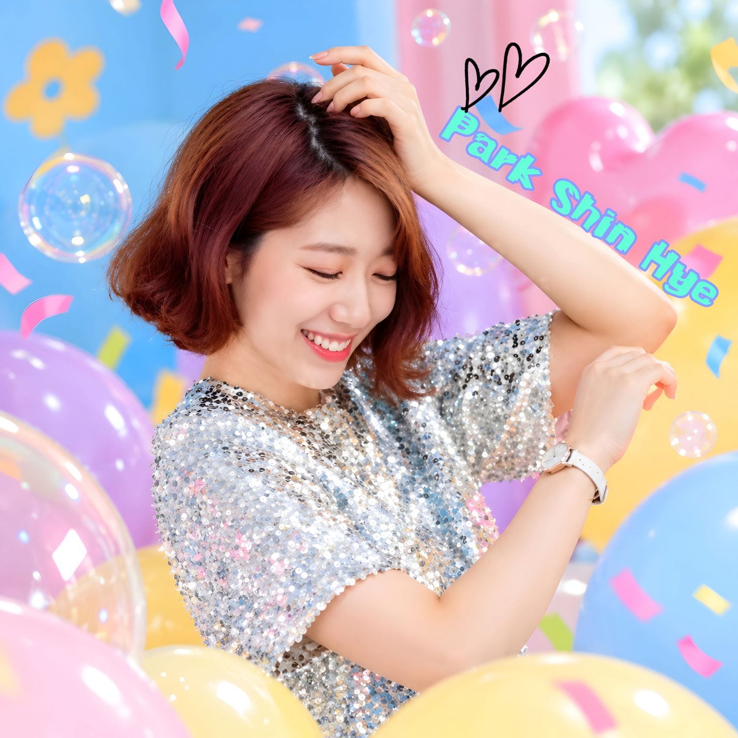 A moment captured by a fan of Park Shinhye
