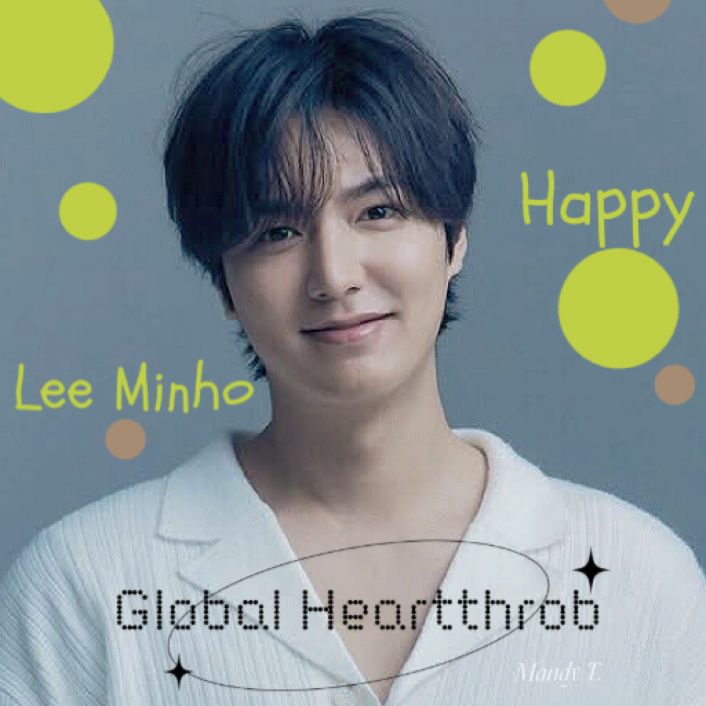 Recent activity shot of Lee Minho