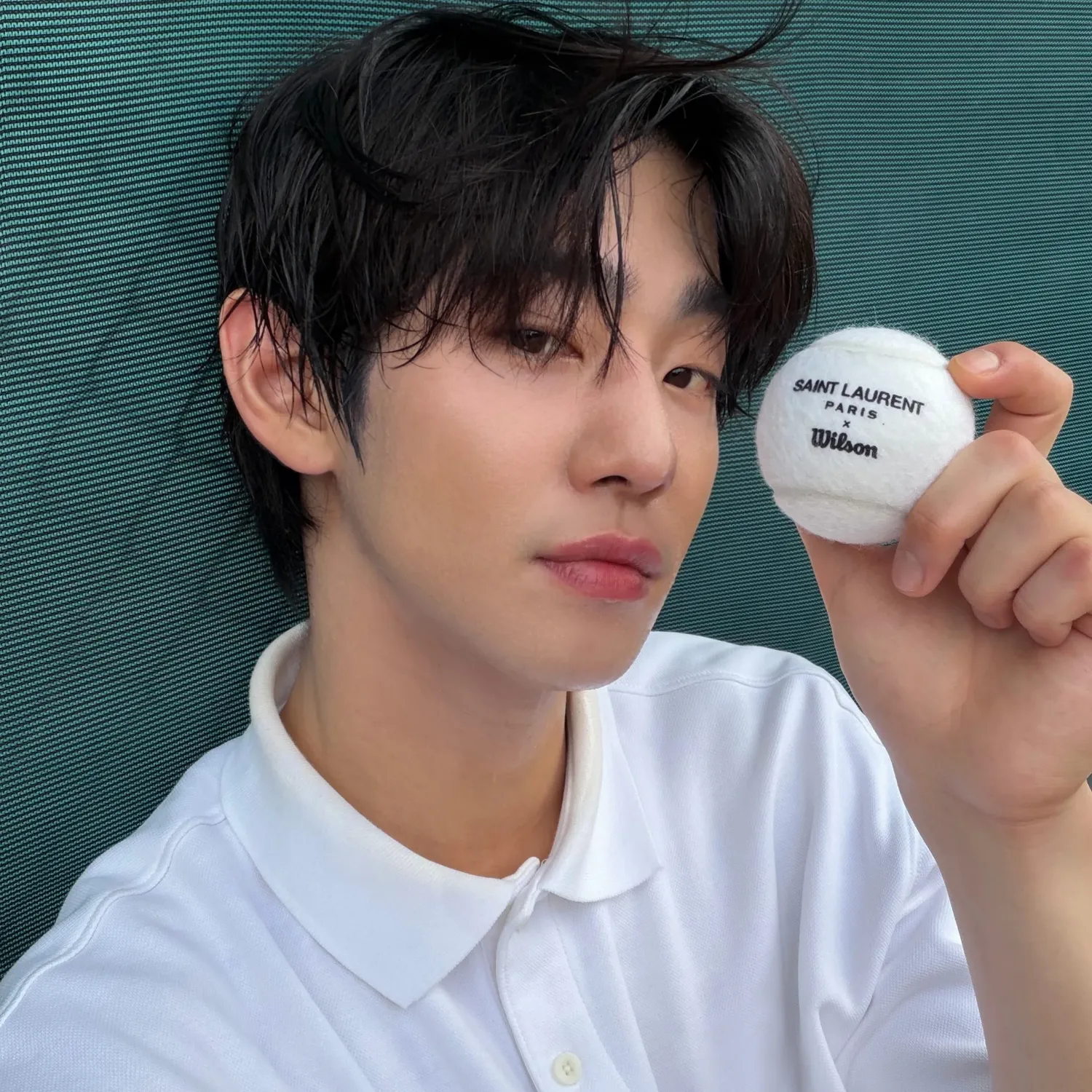 A moment captured by a fan of Ahn Hyoseop