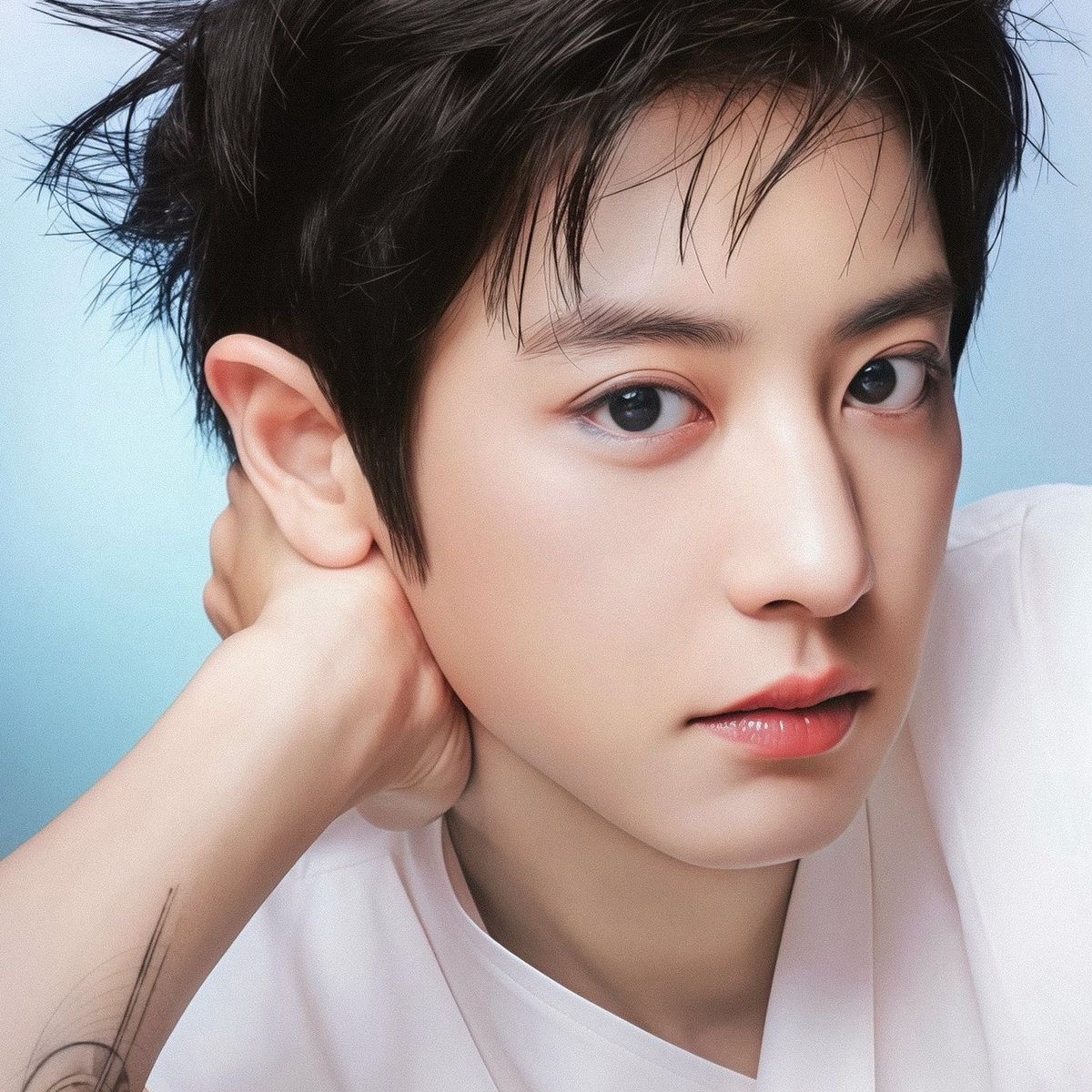 A moment captured by a fan of Chanyeol