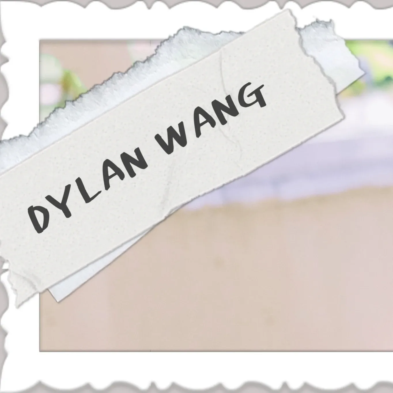 Recent activity shot of Dylan Wang
