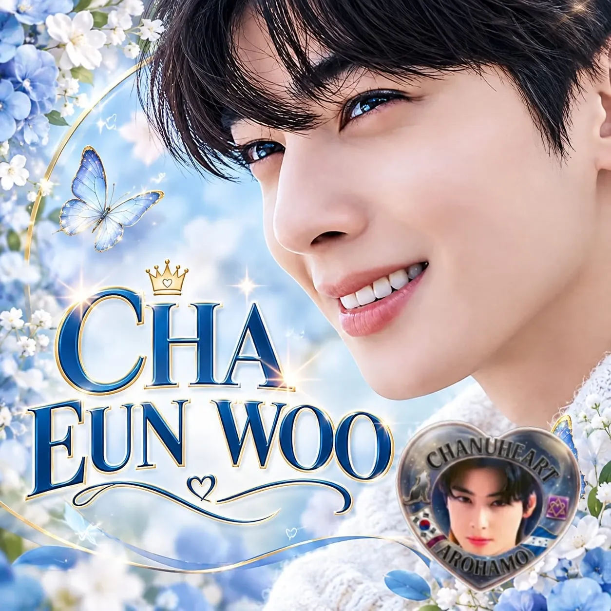 Behind-the-scenes cut of Cha Eunwoo