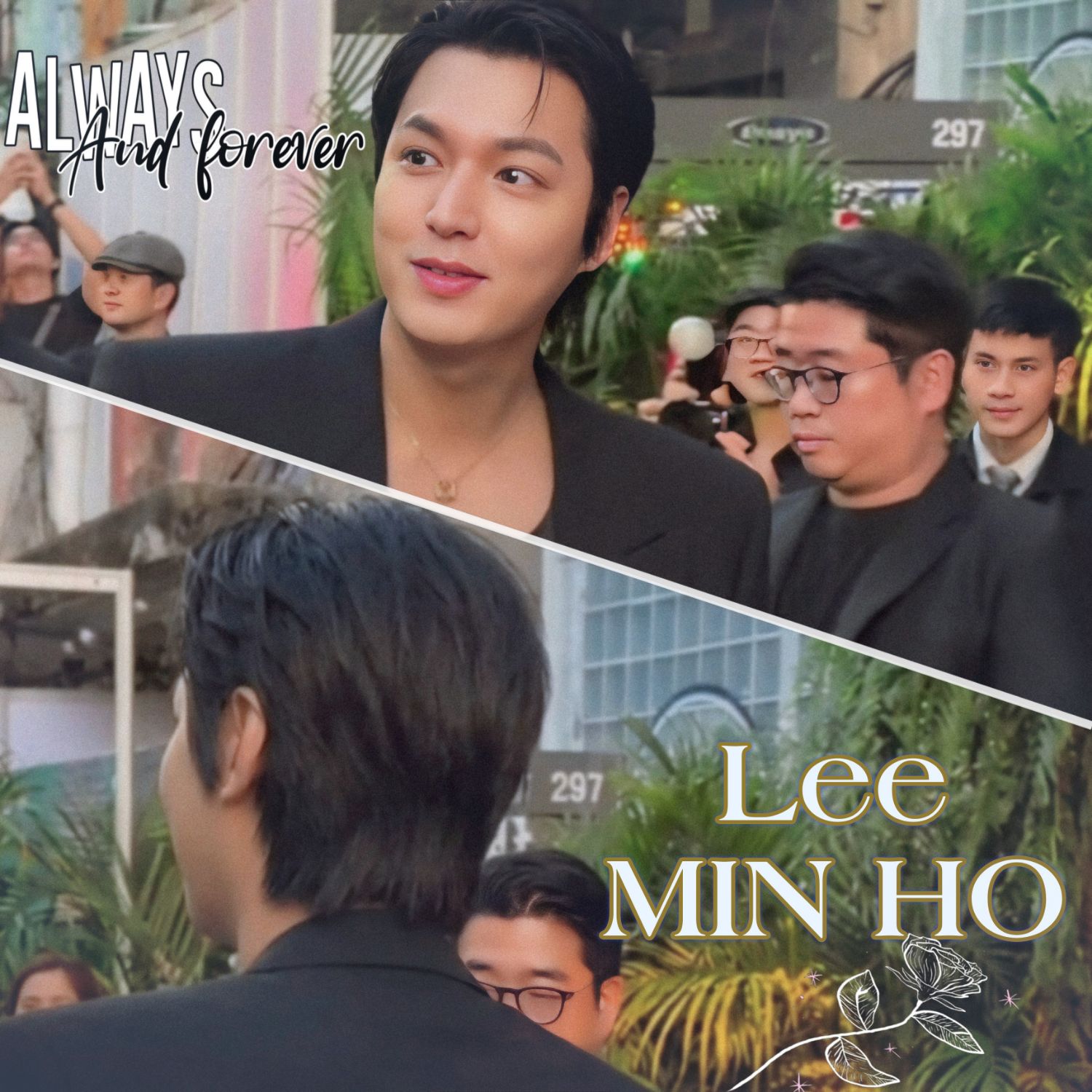 Behind-the-scenes cut of Lee Minho