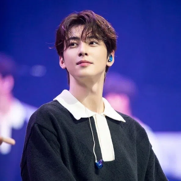 Behind-the-scenes cut of Cha Eunwoo