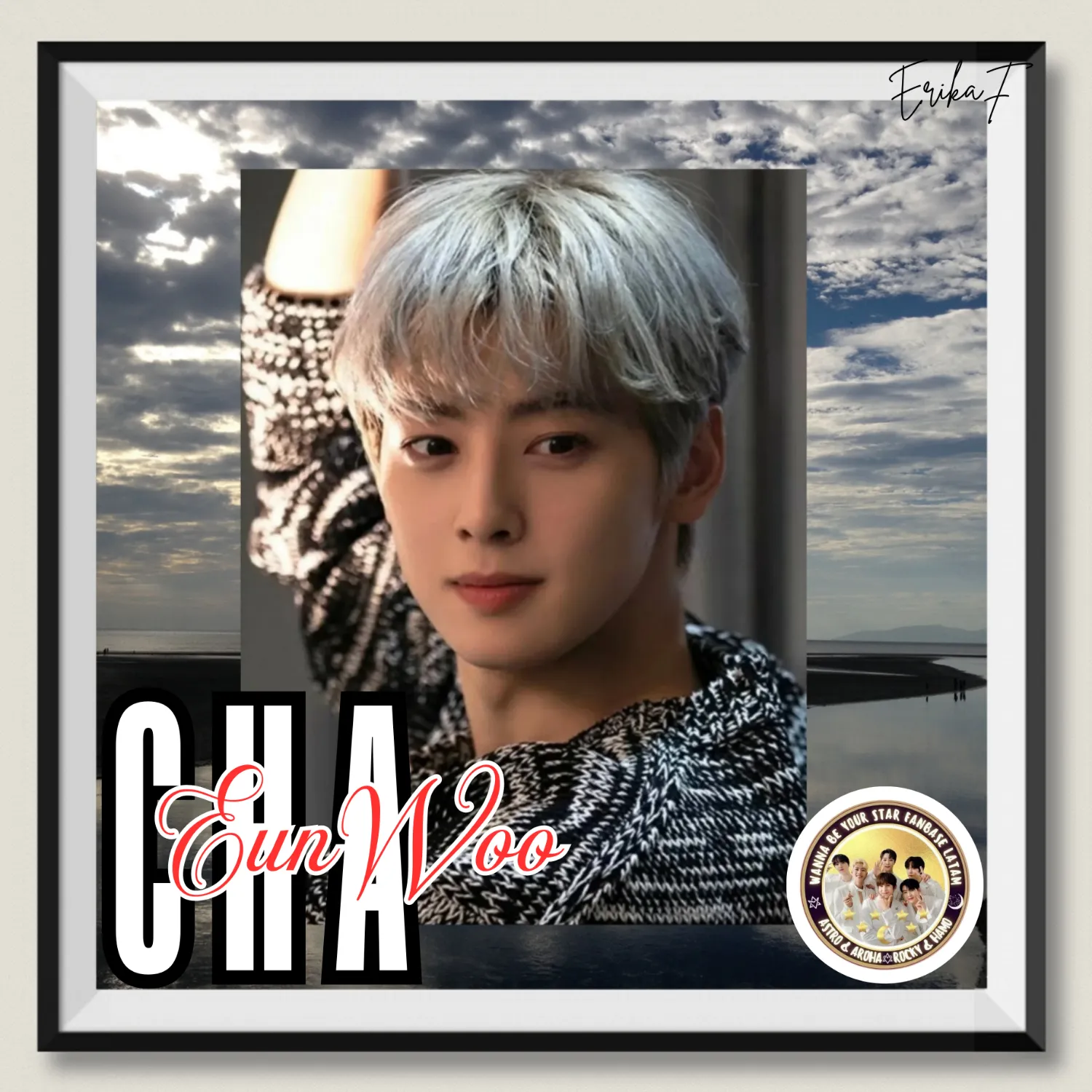 Recent activity shot of Cha Eunwoo
