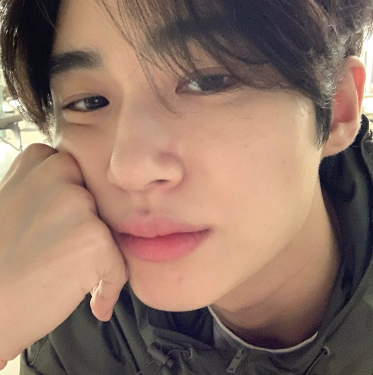 Recent activity shot of Byeon Wooseok
