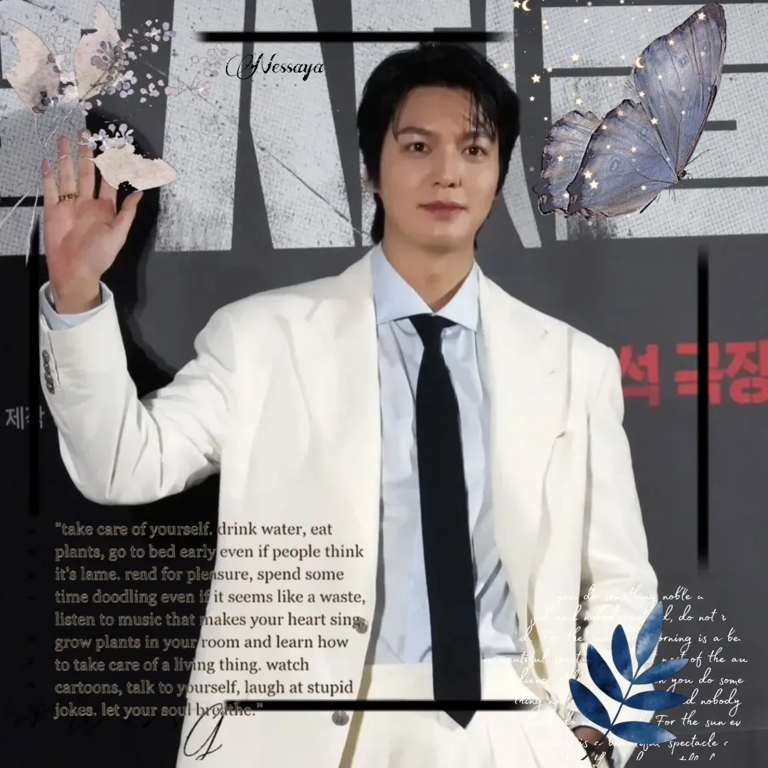 Behind-the-scenes cut of Lee Minho