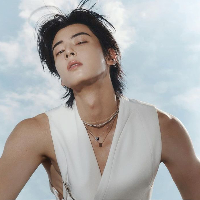 A moment captured by a fan of Cha Eunwoo