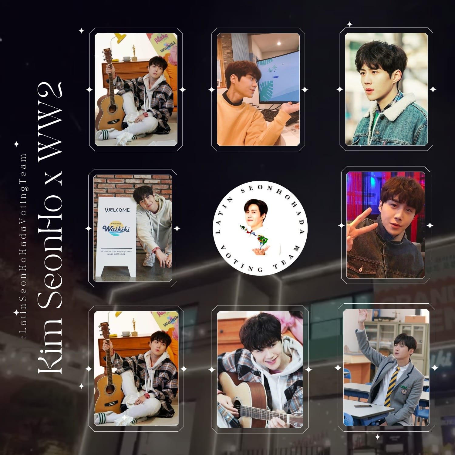 A moment captured by a fan of Kim Seonho