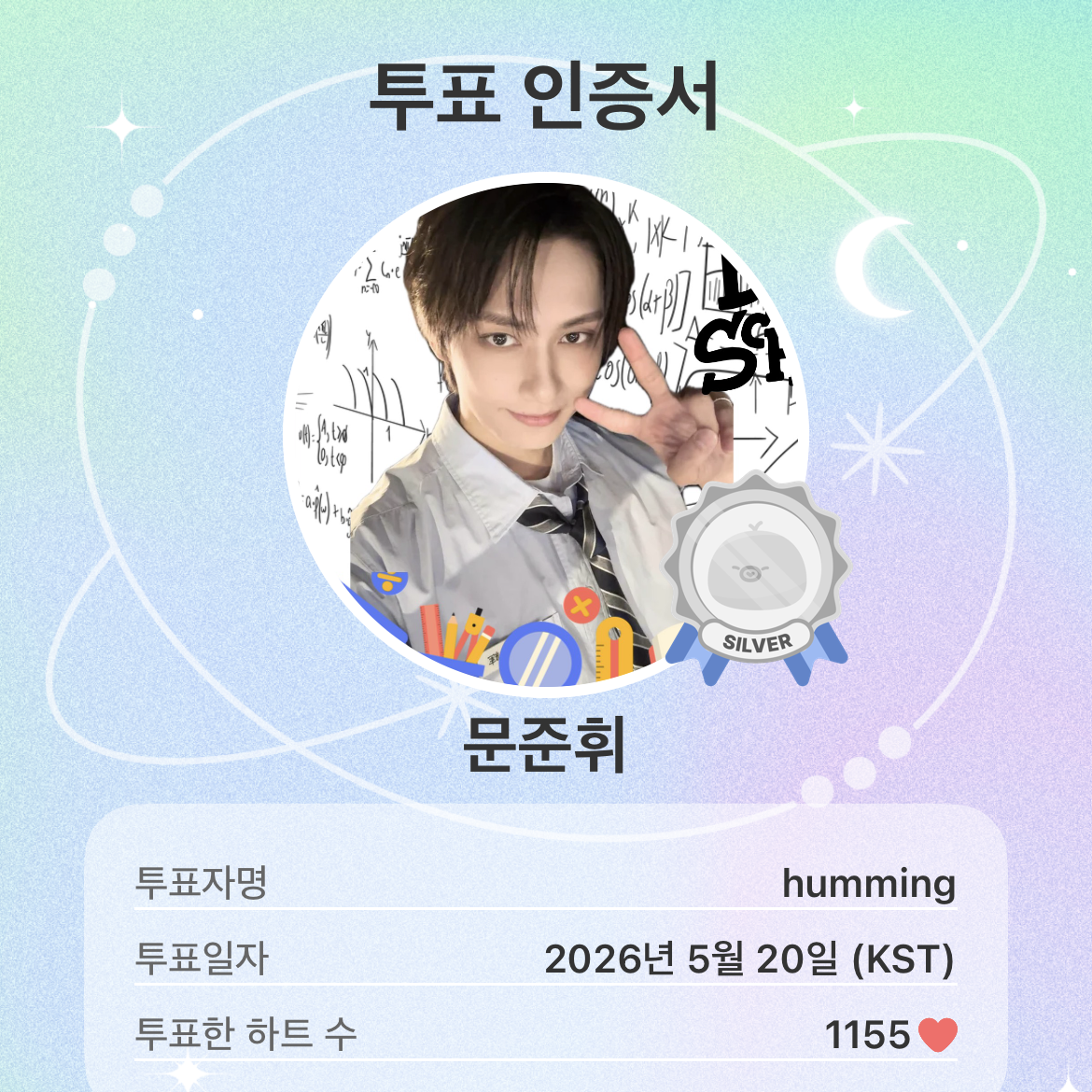 Recent activity shot of Wen Junhui
