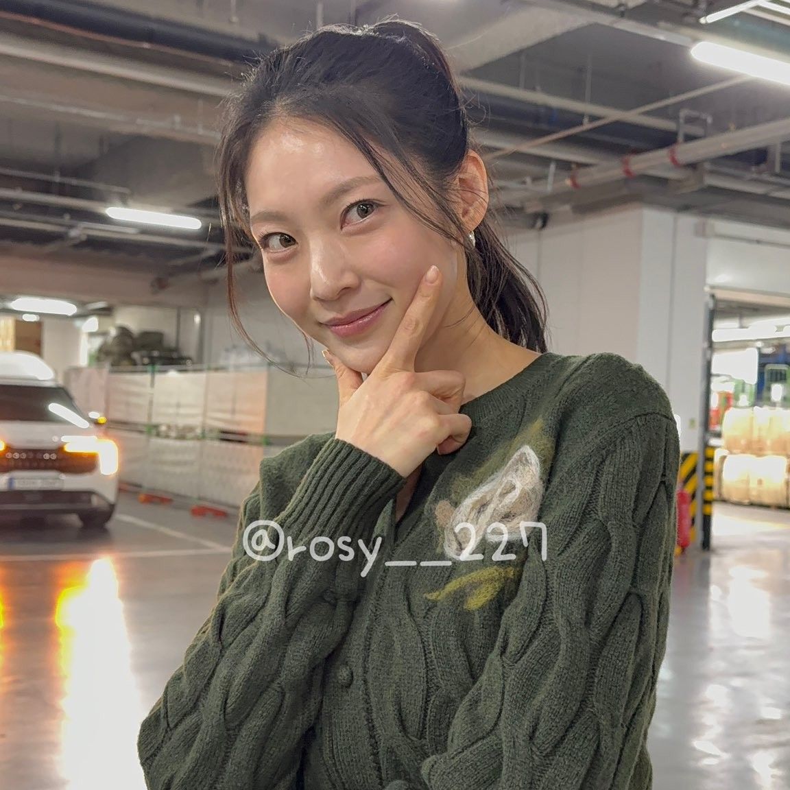 粉絲拍下的孔升妍瞬間