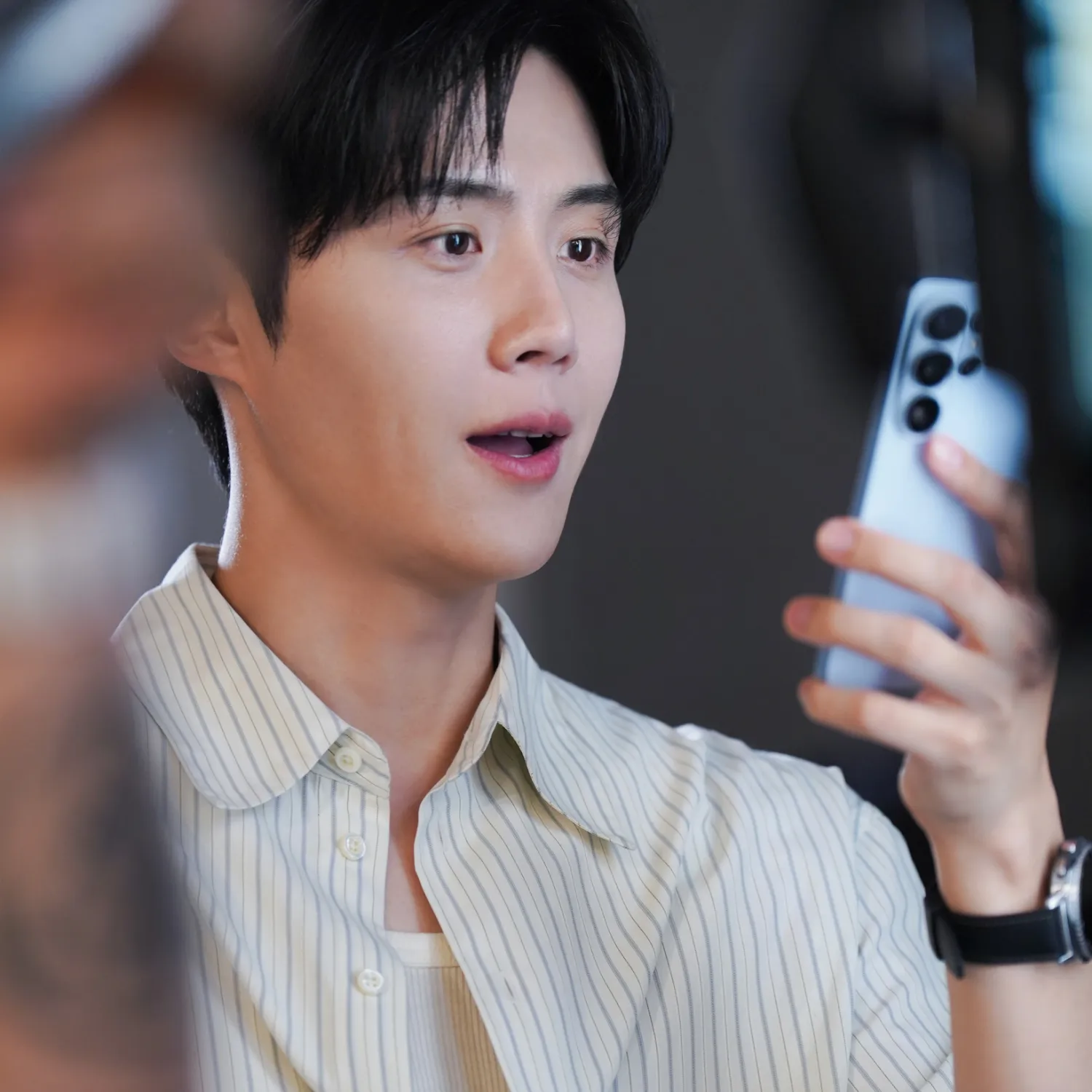 A moment captured by a fan of Kim Seonho