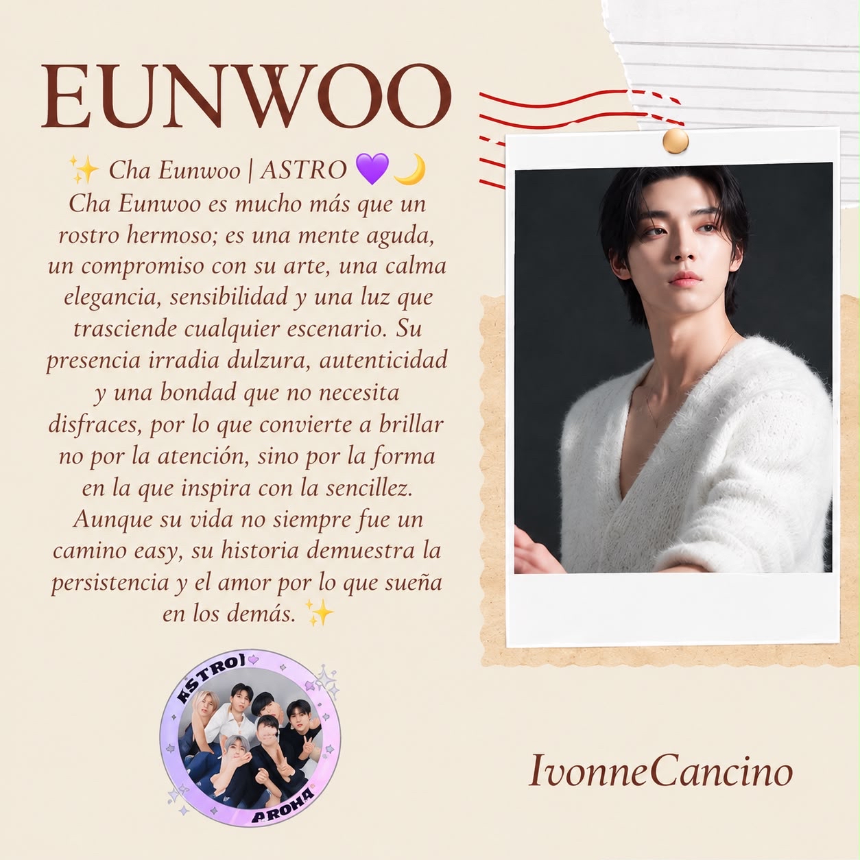 Latest photo of Cha Eunwoo
