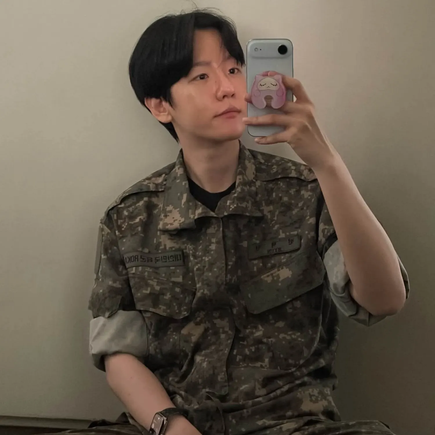 Recent activity shot of Baekhyun