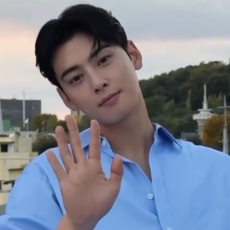 Behind-the-scenes cut of Cha Eunwoo