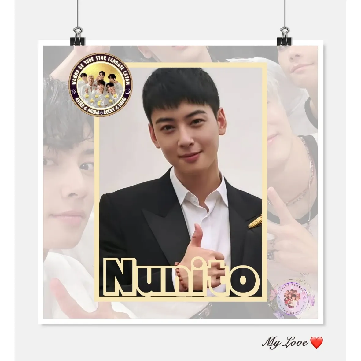 Behind-the-scenes cut of Cha Eunwoo