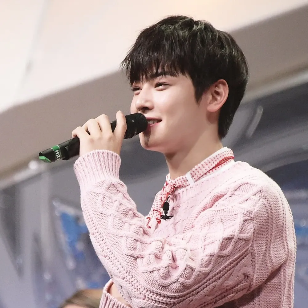 A moment captured by a fan of Cha Eunwoo
