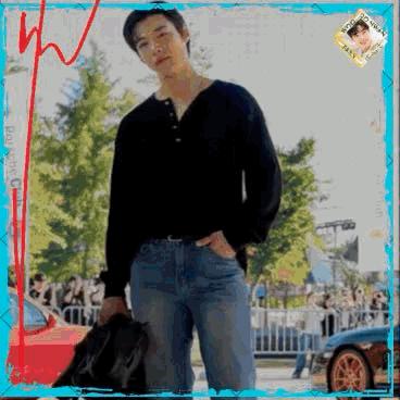Behind-the-scenes cut of Woo Dohwan