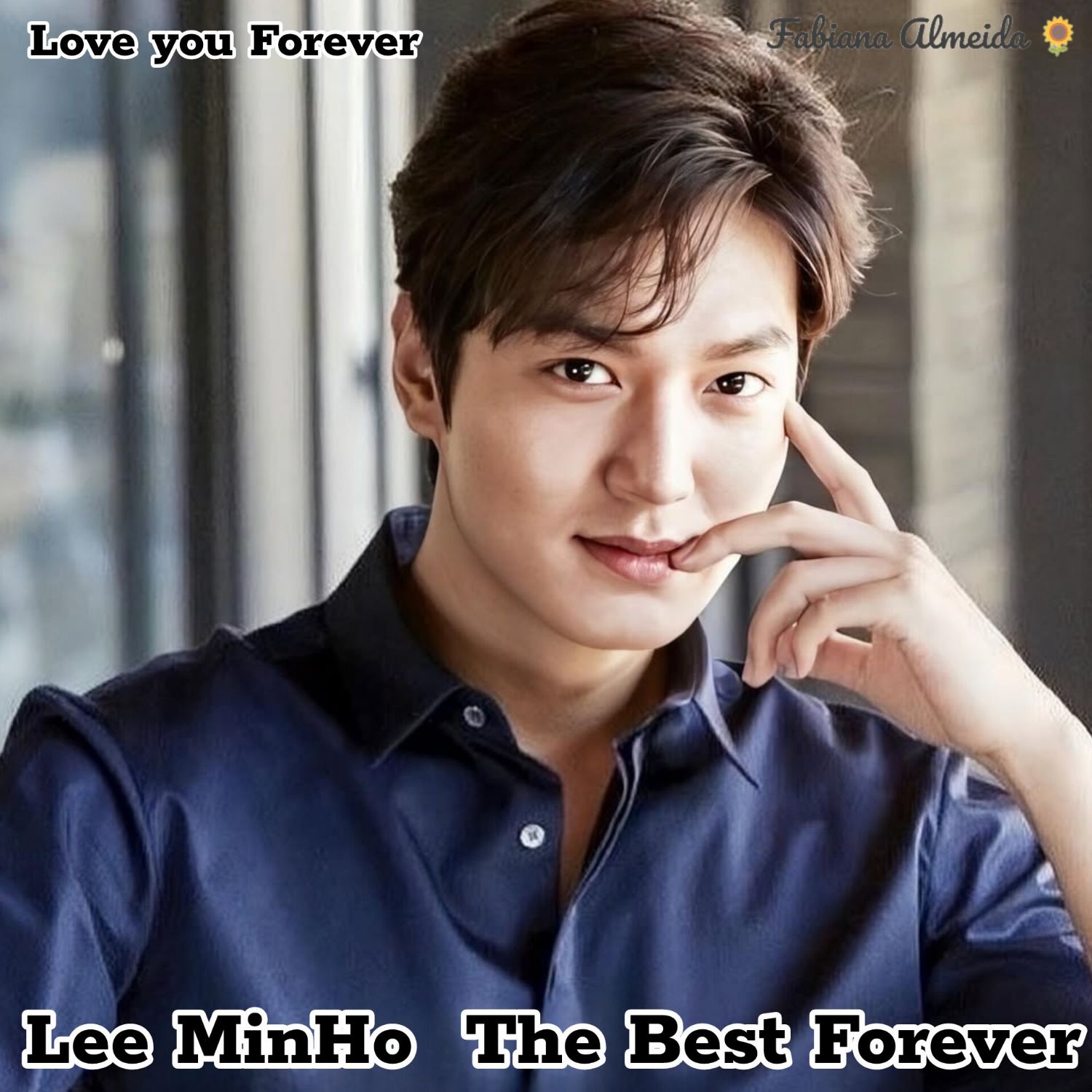 粉丝拍下的李敏镐瞬间