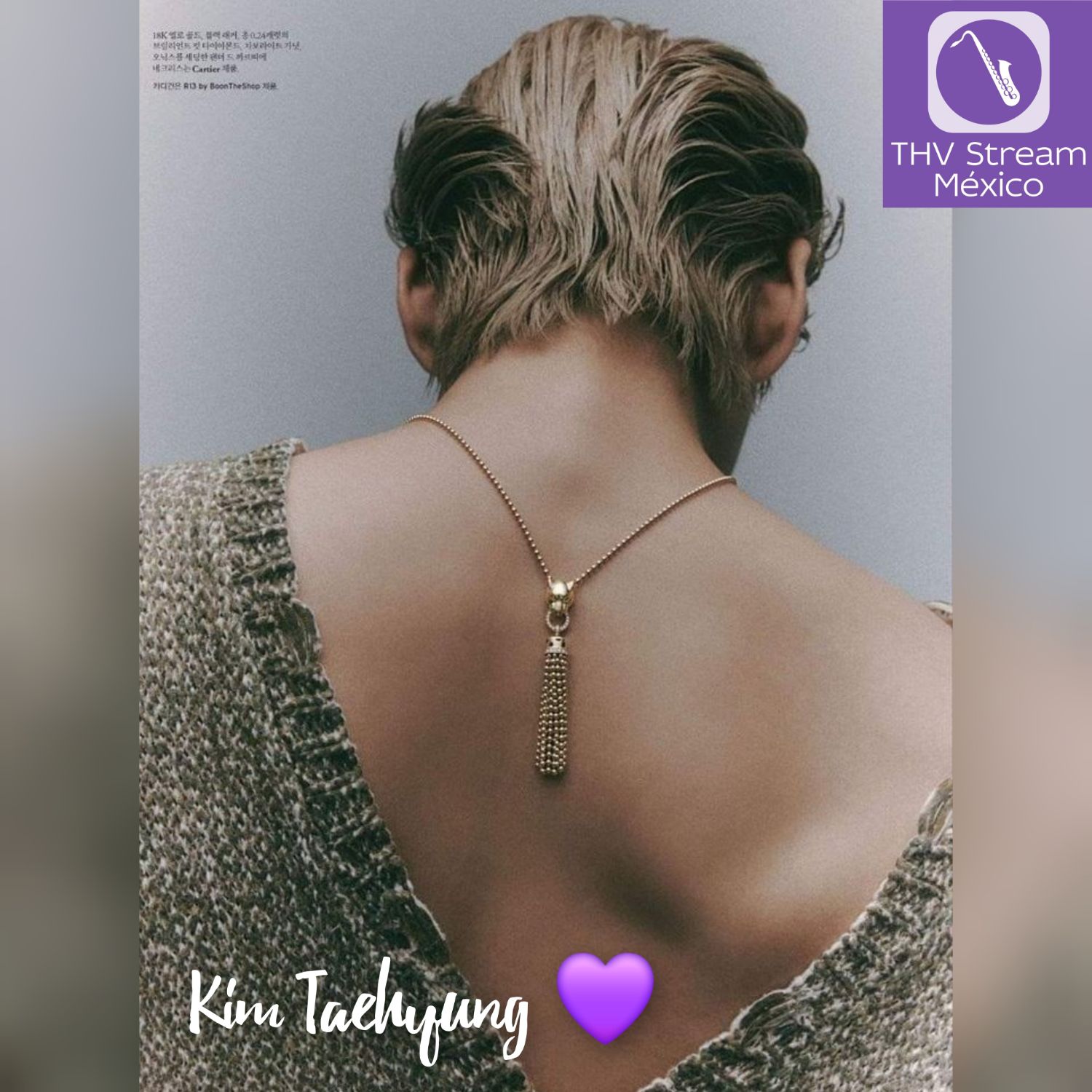 A moment captured by a fan of Kim Taehyung (V)