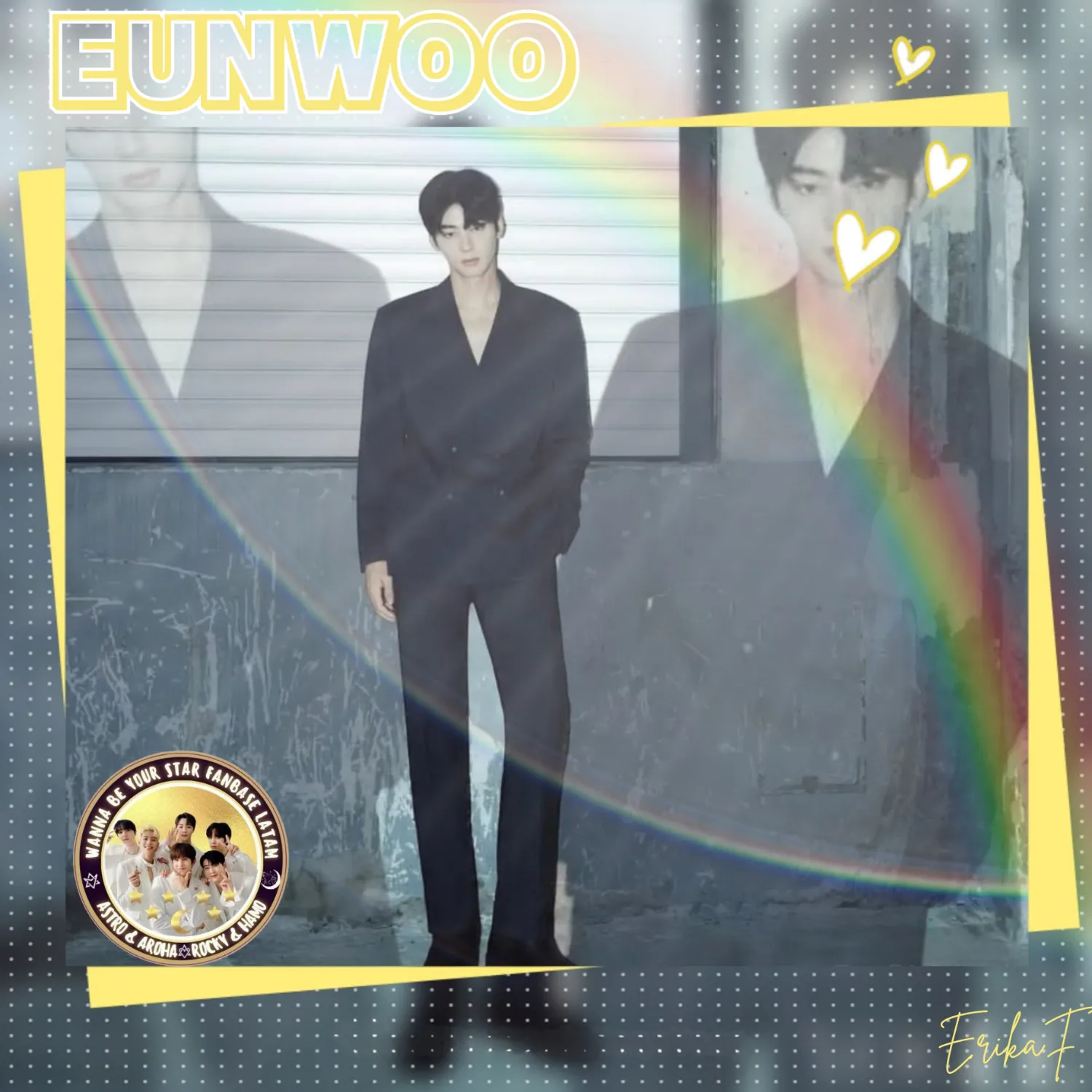 A moment captured by a fan of Cha Eunwoo