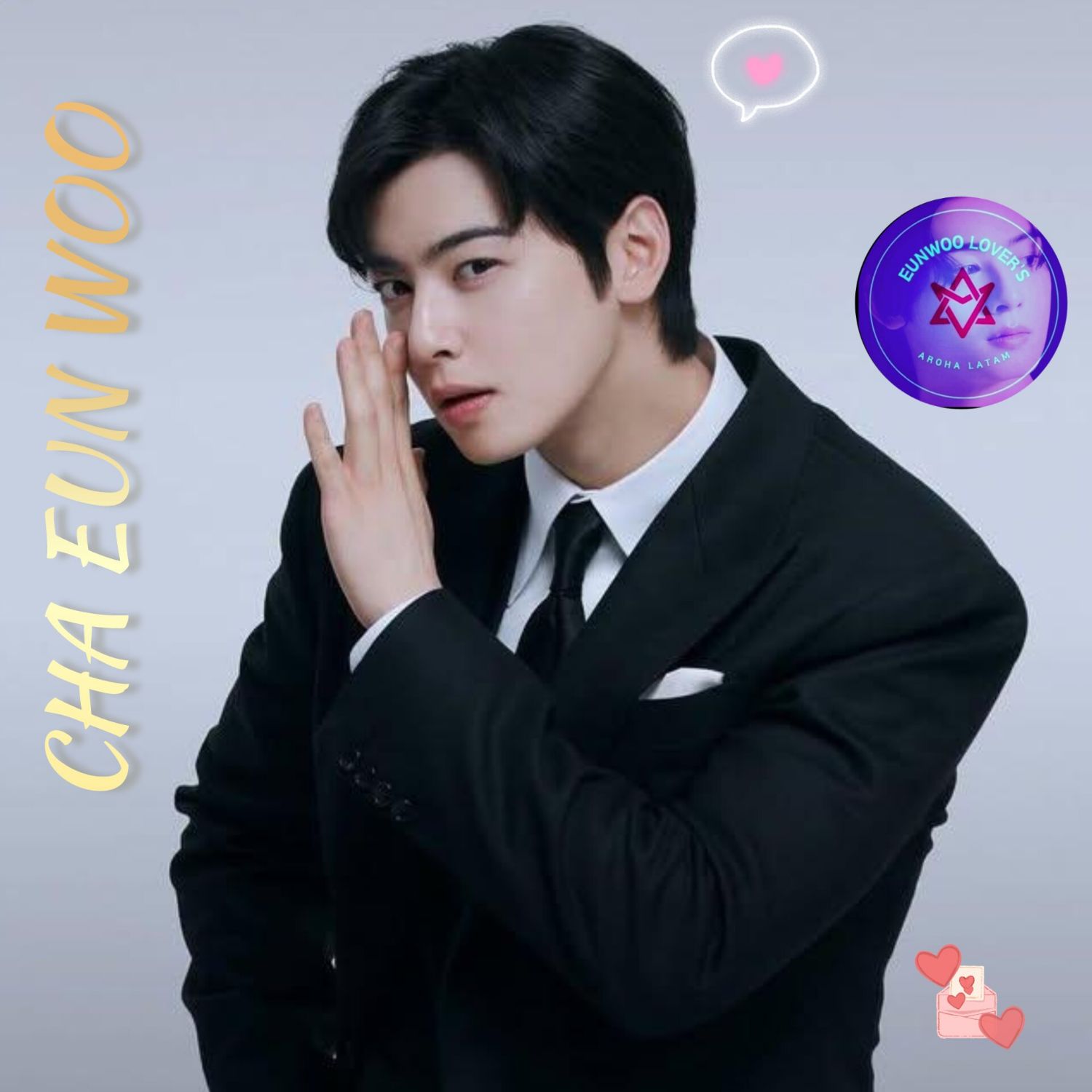 A moment captured by a fan of Cha Eunwoo