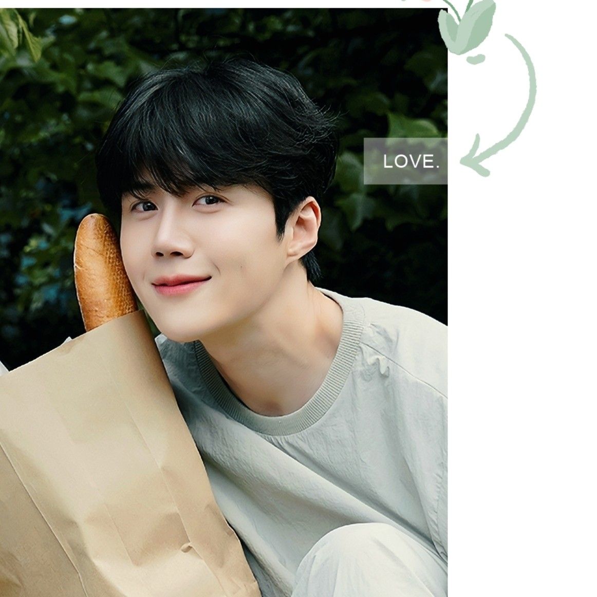 Behind-the-scenes cut of Kim Seonho