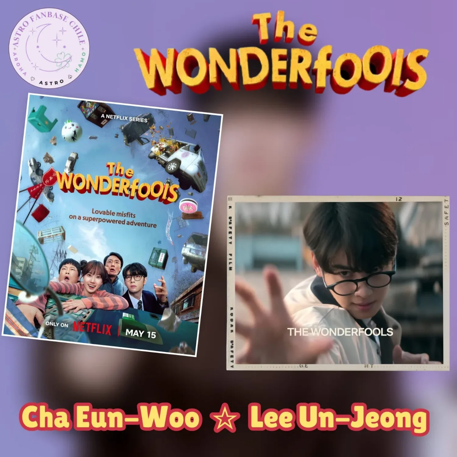 Behind-the-scenes cut of Cha Eunwoo