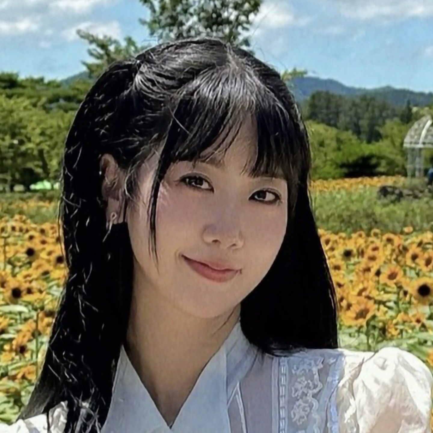 粉絲拍下的姜蕙妍瞬間